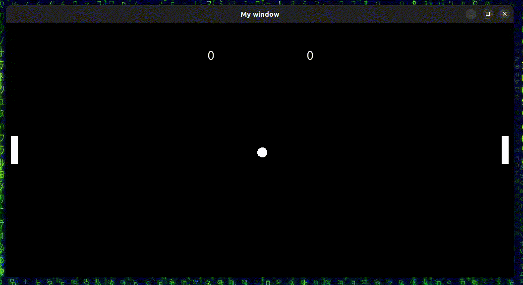 Qlearning Pong in SFML & C++ preview